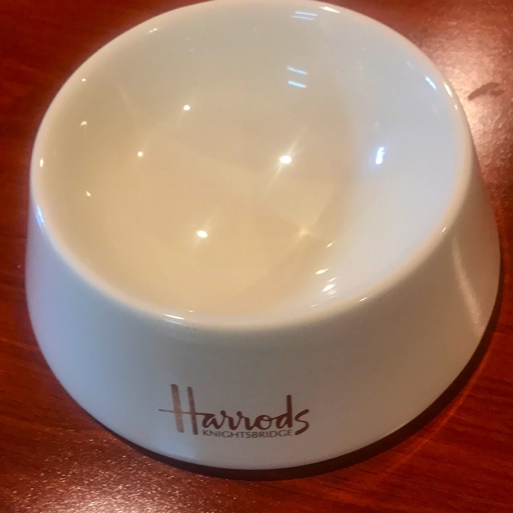 Harrods Pet Food Bowl SMALL Dog or Cat Knightsbridge